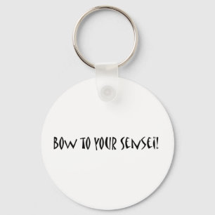 Bogen zu Ihrem sensei Schlüsselanhänger