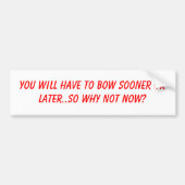 Bogen zum Gottaufkleber Autoaufkleber (Vorne)