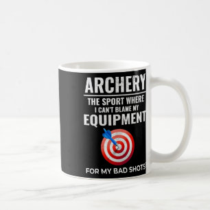 Bogenausrüstung: Zielvorgaben für Bogenarme Kaffeetasse