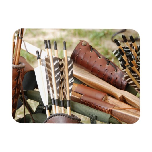 Bogenbogen, Pfeile und Quiver Magnet (Horizontal)