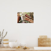 Bogenbogen, Pfeile und Quiver Poster (Küche)