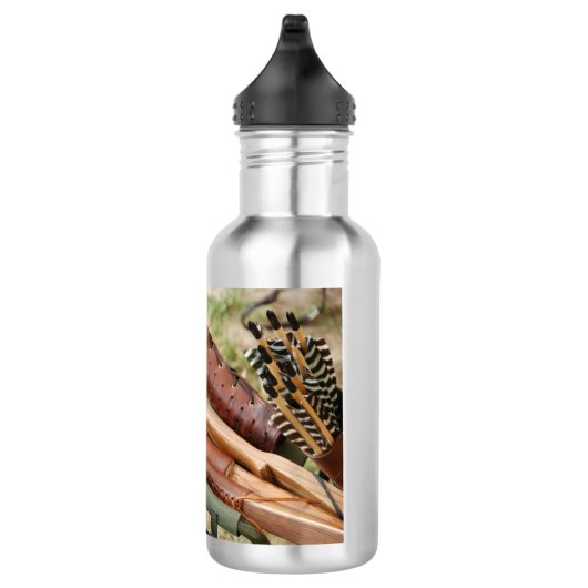 Bogenbogen, Pfeile und Quiver Trinkflasche (Rechts)