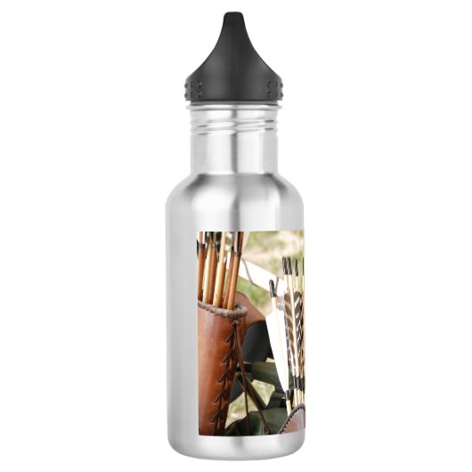 Bogenbogen, Pfeile und Quiver Trinkflasche (Links)