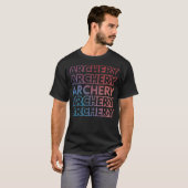 Bogenbogen S2 Bogenschießarrow (56) T-Shirt (Vorne ganz)