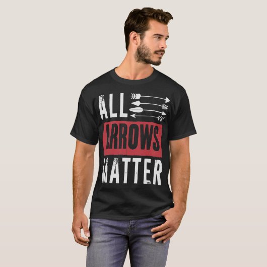 Bogenbogen S2 Bogenschießarrow (67) T-Shirt (Vorne ganz)