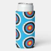 Bogenbogenziel und -pfeile selters dosenkühler (Seltzer Rückseite)