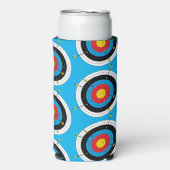 Bogenbogenziel und -pfeile selters dosenkühler (Seltzer Vorderseite)