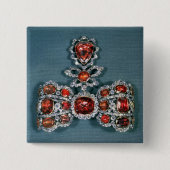 Bogenbroschen-Set mit glänzendem Button (Vorderseite)