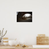Bogenbrücke im Winter Poster (Küche)