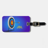 Bogendesign-Gepäckanhänger Gepäckanhänger (Vorderseite horizontal)