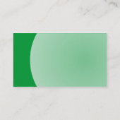 Bogendesign - Grasgrün Visitenkarte (Rückseite)