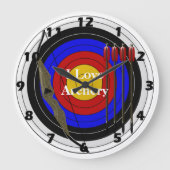 Bogendesign Große Wanduhr (Vorderseite)