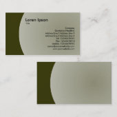 Bogendesign - Murky Green Visitenkarte (Vorne/Hinten)
