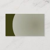 Bogendesign - Murky Green Visitenkarte (Rückseite)