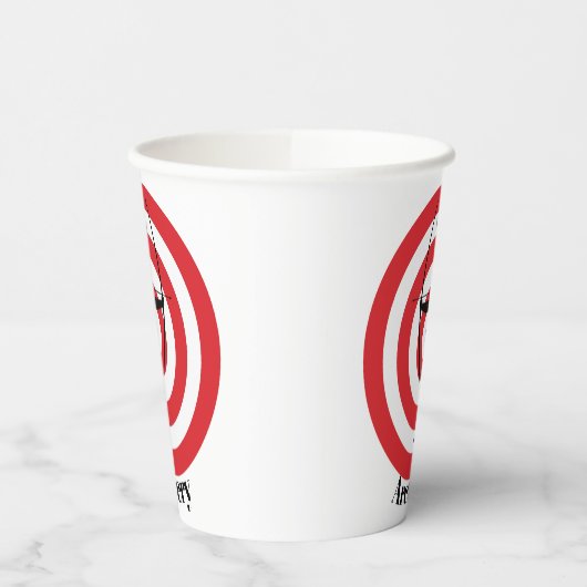 Bogendesign Papier-Cup Pappbecher (Links)