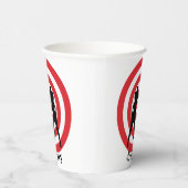 Bogendesign Papier-Cup Pappbecher (Rechts)