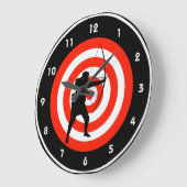 Bogendesign-Wandleuchte Große Wanduhr (Winkel)