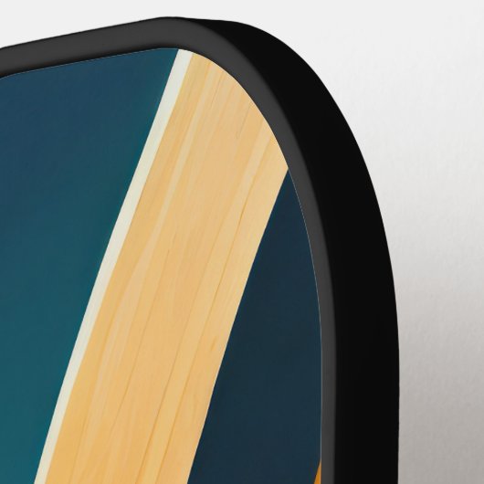 Bogenformen in hellen Farben Pickleball Schläger (Linke Seite)