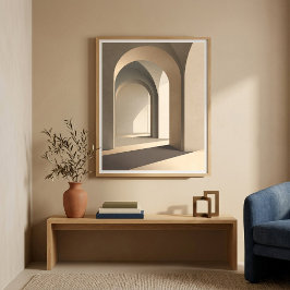 Bogenförmige Flur-Wandkunst für Wohnzimmer-Dekorat Poster
