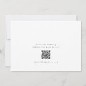 Bogenförmige Save-the-Date-Hochzeitsankündigung Save The Date (Rückseite)