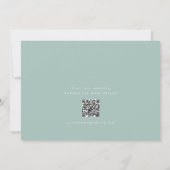 Bogenförmige Save-the-Date-Hochzeitsankündigung Save The Date (Rückseite)