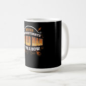 Bogengeschenk von Mens Archer mit Bow Geschenk Kaffeetasse (VorderseiteRechts)