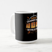 Bogengeschenk von Mens Archer mit Bow Geschenk Kaffeetasse (Vorderseite Links)