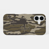 Bogenjagd auf Camouflage iPhone 16 Hülle (Rückseite (Horizontal))