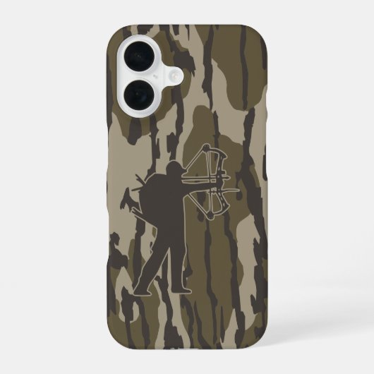 Bogenjagd auf Camouflage iPhone 16 Hülle (Rückseite)