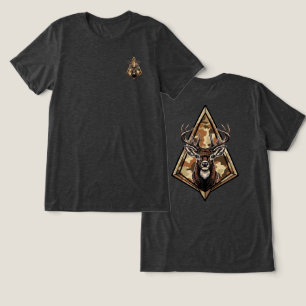 Bogenjagd auf Hirsche Tarnung Broadhead Tri-Blend Shirt