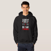 Bogenjagd nur noch ein Bogen Bogenschießen Hoodie (Vorne ganz)