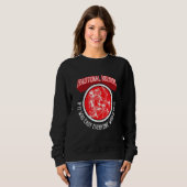 Bogenjagd-Pfeil und Bogenschieß-Zitat Bogenschießz Sweatshirt (Vorne ganz)