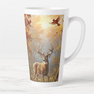 Bogenjäger & Bock-Shirt – Herbstwald Natur Ar Milchtasse