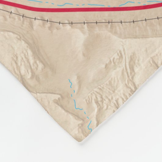 Bogenkarten-Fleecedecke Fleecedecke (Ecke)