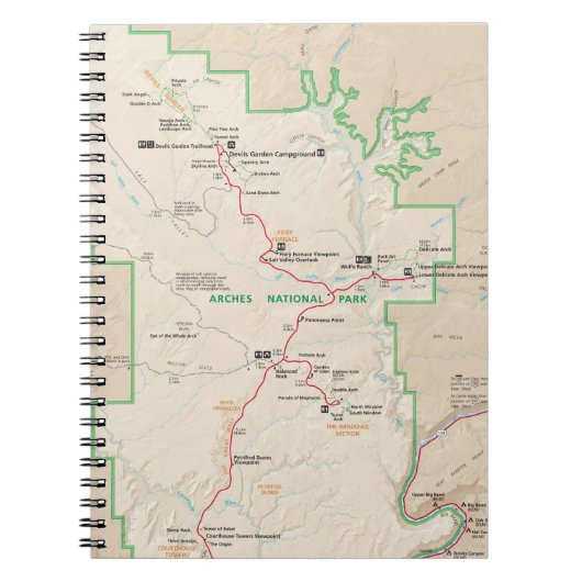Bogenkartennotizbuch Notizblock (Vorderseite)