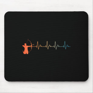 Bogenkunst für Männer Frauen Jäger Bogenschütze Mousepad