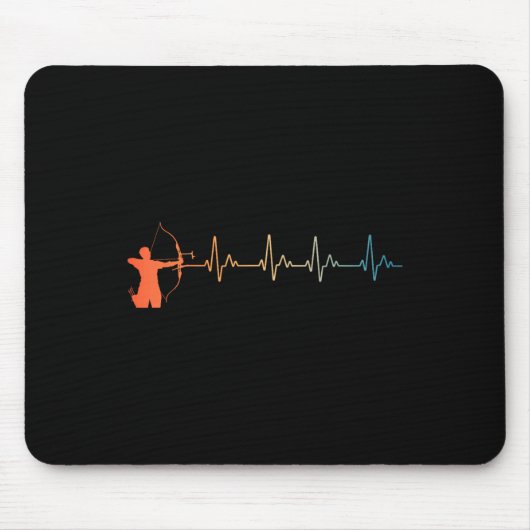 Bogenkunst für Männer Frauen Jäger Bogenschütze Mousepad (Vorne)