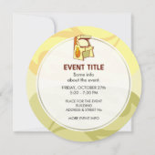 Bogenmaschine Einladung (Rückseite)