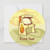 Bogenmaschine Einladung (Vorderseite)