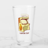 Bogenmaschine Glas (Rückseite)