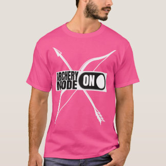 Bogenmodus auf Bogenschießmaschine T-Shirt