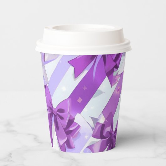 Bogenpapierkisten Pappbecher (Rückseite)