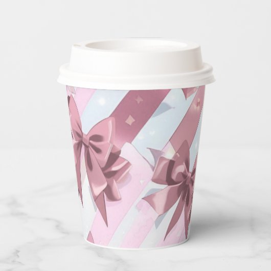 Bogenpapierkisten Pappbecher (Rückseite)