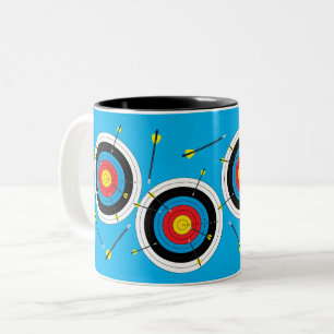 Bogenpfeile und Ziele, Fun Bow Shooting Zweifarbige Tasse