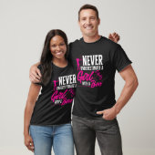 Bogenpfeile unterschätzen nie ein Mädchen mit T-Shirt (Unisex)