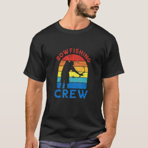 Bogenschieß-Crew Retro Vintage Fisch Bogenjagd Bog T-Shirt