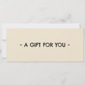 Bogenschieß-Unterricht Geschenkgutschein Einladung (Rückseite)