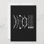 Bogenschießarten Bogenschießen Bowman Shooting Arc Einladung (Vorderseite)