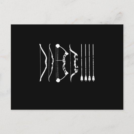 Bogenschießarten Bogenschießen Bowman Shooting Arc Postkarte (Vorderseite)