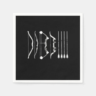 Bogenschießarten Bogenschießen Bowman Shooting Arc Serviette